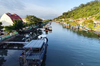 Salah satu sudut pandang kota padang.